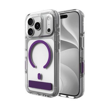 ZAGG | Graphene Santa Cruz Snap iPhone 18 Pro Max/17 Pro Max Kickstand Case - Fresh Purple | 702322312