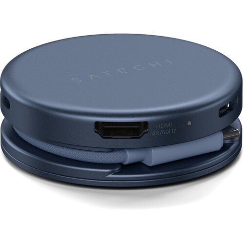 Satechi | OntheGo 5-in-1 Multiport Adapter - Indigo | ST-POTG5B