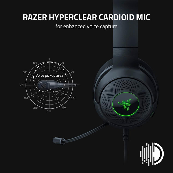 Razer | Kraken Kitty V3 X Wired Over-the-Ear Gaming Headset for PC, PlayStation, Nintendo Switch, Steam Deck & Smartphone - White | RZ04-05350300-R3U1