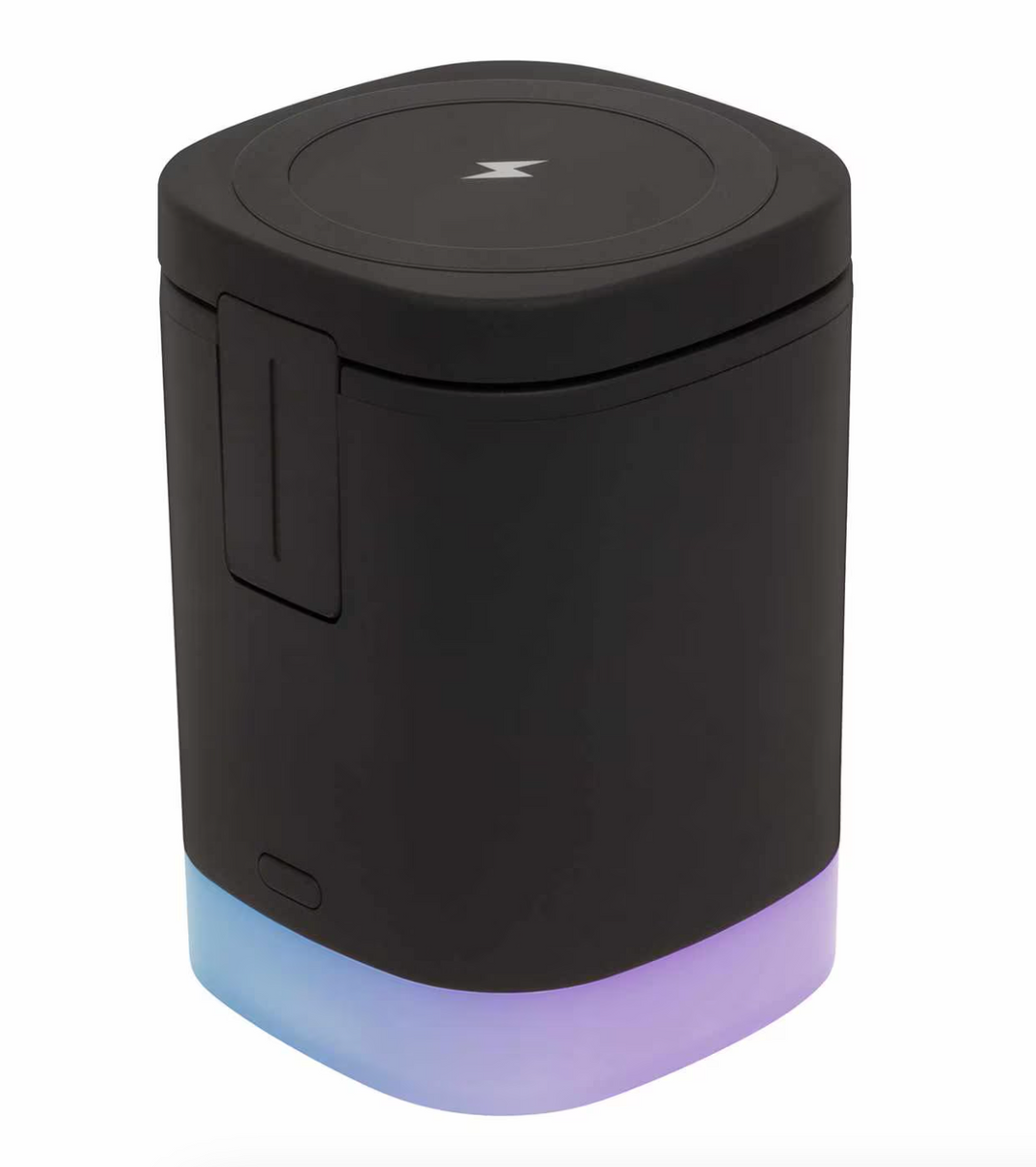 Helix | Lucid Charge LED 3-in-1 Wireless Charging MagSafe LED Valet - Black | 116-0165