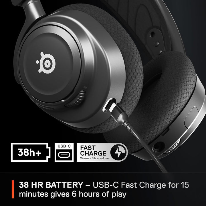 SteelSeries | Arctis Nova 7 Wireless Gaming Headset for PC, PS5, and PS4 - Black | 61553