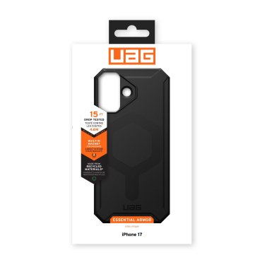 UAG | Essential Armor MagSafe  iPhone 17 Case - Black | 114542114040