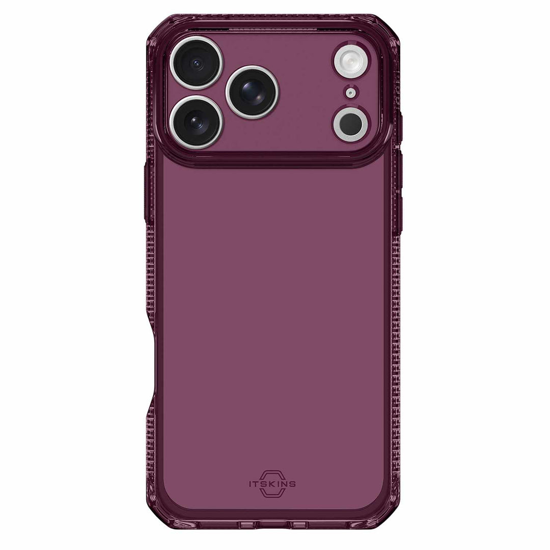 ITSKINS | Spectrum_R Clear Case iPhone 18 Pro /17 Pro - Plum | AP8XSPECMMAH1