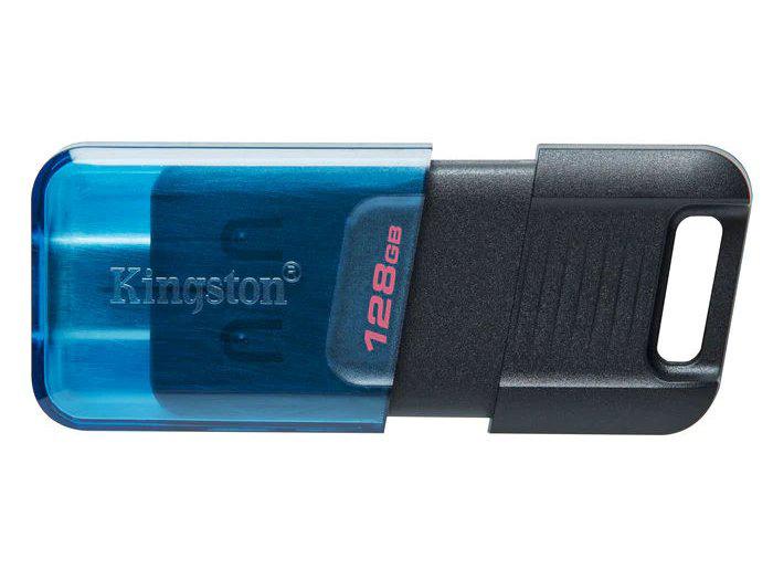 Kingston | DataTraveler DT80M 128GB USB-C 3.2 Gen 1 Up to 200MB/s  | DT80M/128GBCR