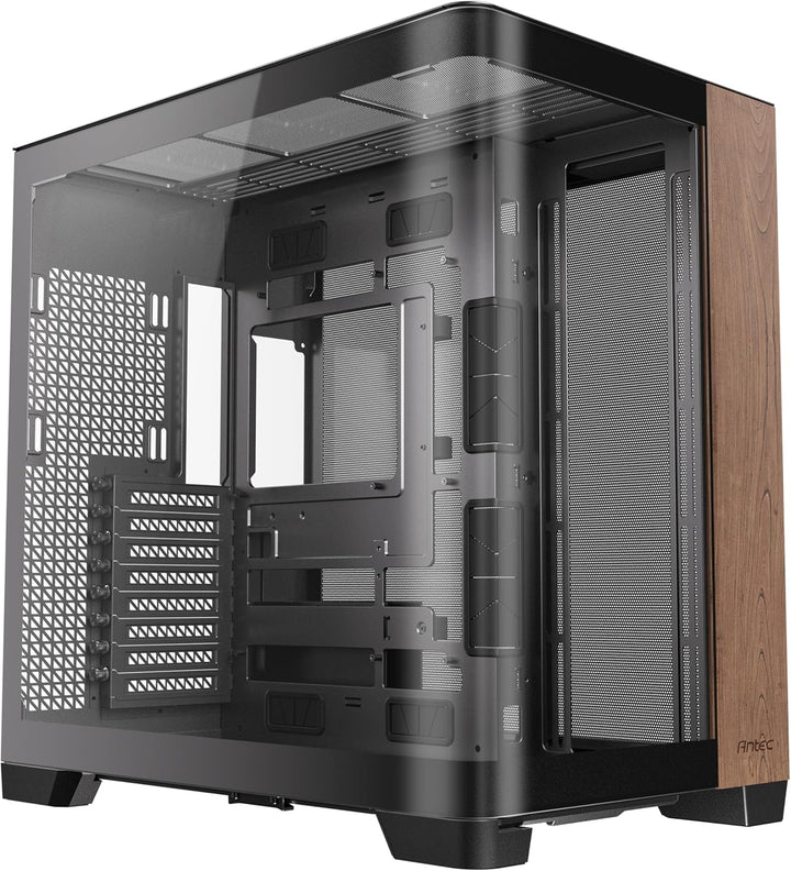 Antec | Curve Wood Full Tower Tempered Glass E-ATX - Black | C8 CURVE WOOD