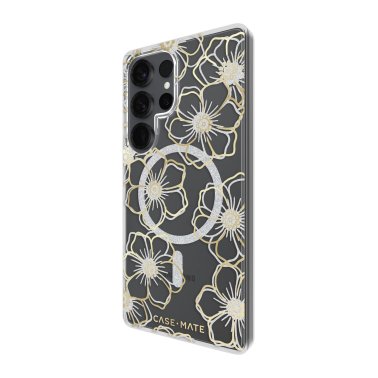 Case-Mate | Floral Gems MagSafe Case Samsung Galaxy S25 Ultra - Gold | 15-13948