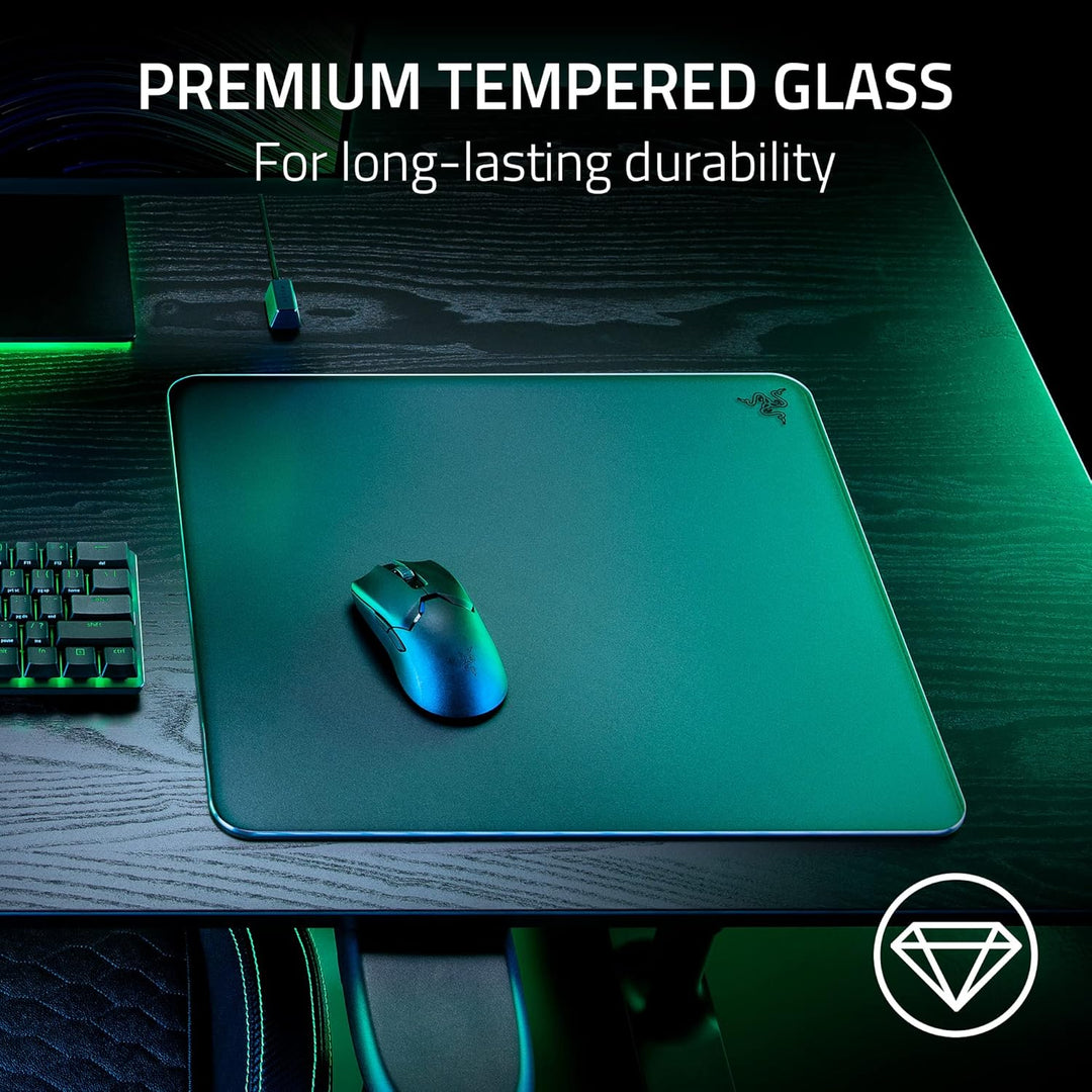 Razer Renewed | Atlas Tempered Glass Gaming Mouse Mat - Black | RZ02-04890100-R3UR | 60 DAYS WARRANTY