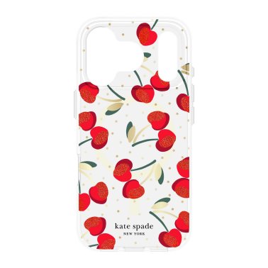 Kate Spade | Protective MagSafe iPhone 17 Pro Case - Cherry Dot | KS057316