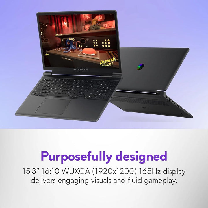 Alienware | 15 Gaming Laptop 15.3" WUXGA 1920x1200 165Hz 16GB DDR5 512GB Core 7 processor (Series 2) 240H W11 Home 1YR