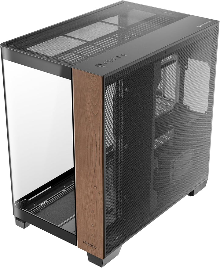 Antec | Curve Wood Full Tower Tempered Glass E-ATX - Black | C8 CURVE WOOD