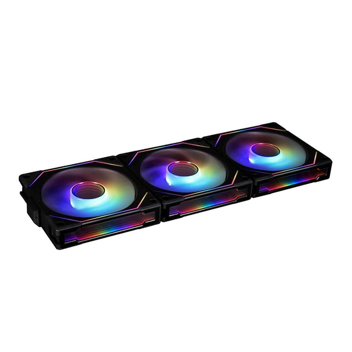 Lian-Li | Fan SL-INFINITY Case Fan 3 Pack with Controller - Black | UF-SLIN120-3B