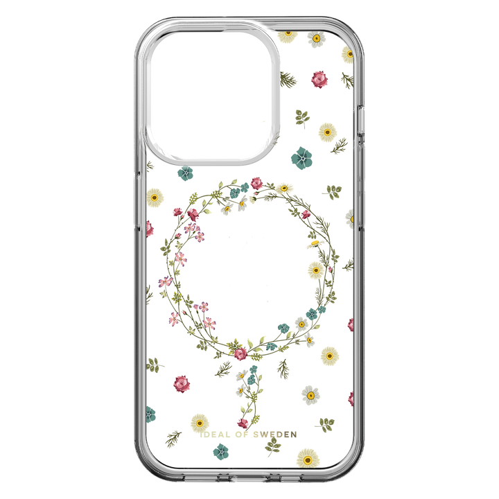 Ideal of Sweden | Clear Mid MagSafe Case Petite Floral for iPhone 15 Pro - Clear | 120-8278