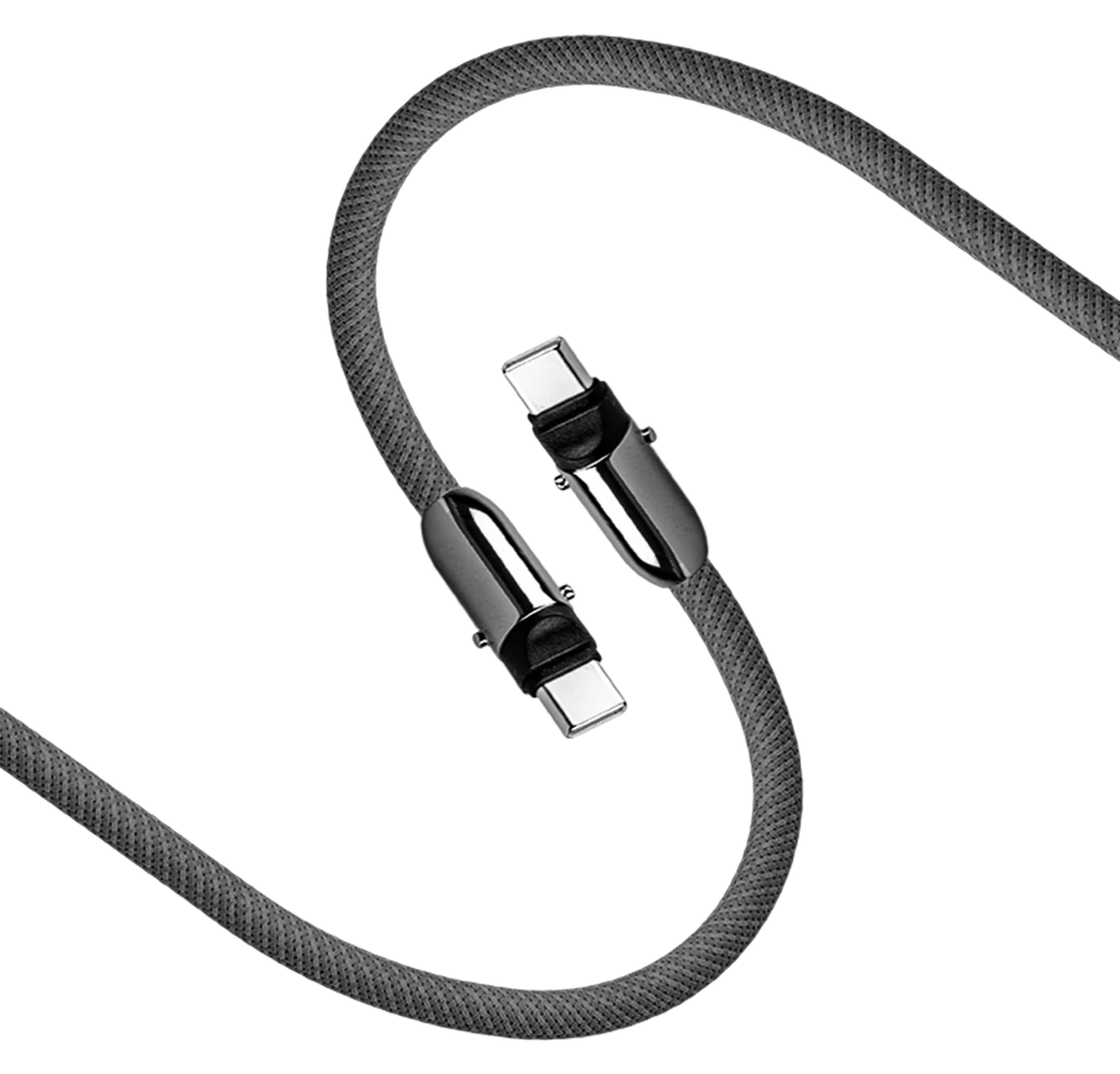 LOGiiX | Sling Connect USB Type-C to USB Type-C Lanyard Cable 1.2M/ 4ft - Black | LGX-13907