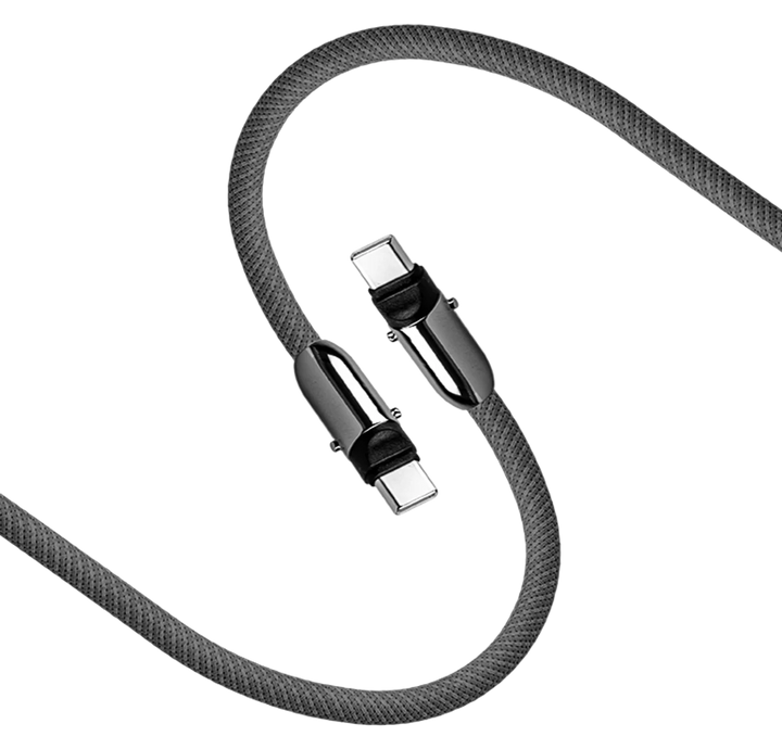 LOGiiX | Sling Connect USB Type-C to USB Type-C Lanyard Cable 1.2M/ 4ft - Black | LGX-13907