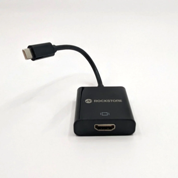 //// Rockstone | Adapter USB-C to HDMI - Black | R1312-01
