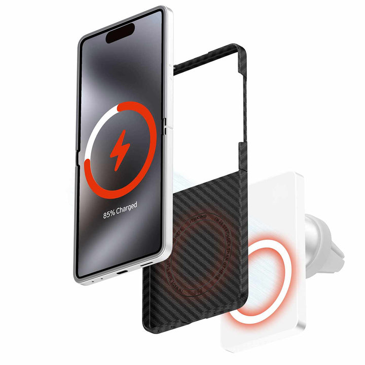 ITSKINS | Supreme Eclipse Stand Case w/Magnets for Galaxy Z Flip 8 | Black