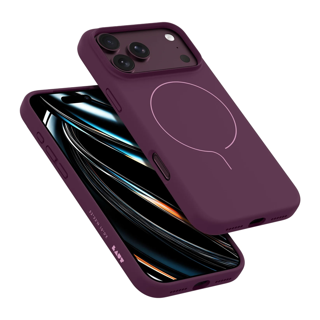 LAUT | HUEX SLIM for iPhone 18 Pro Max/17 Pro Max - Burgundy | L_IP26D_HS_PU
