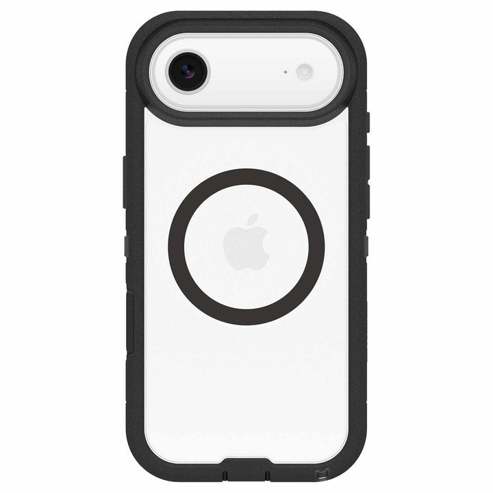 OtterBox | Defender Pro XT MagSafe Case w/Holster in Bulk Packaging iPhone 17 Air - Dark Side Black | 76-000101