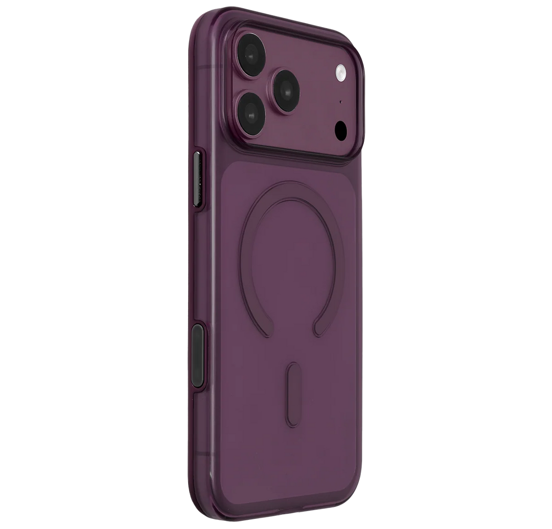 LOGiiX | Vibrance Crystal Shield for iPhone 18 Pro Max/17 Pro Max - Dark Cherry | LGX-14165