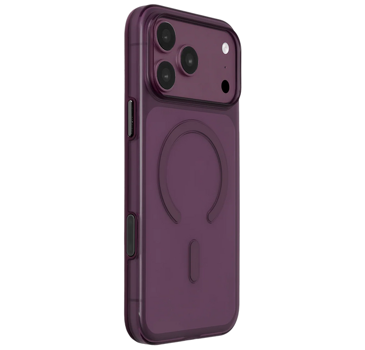 LOGiiX | Vibrance Crystal Shield for iPhone 18 Pro Max/17 Pro Max - Dark Cherry | LGX-14165