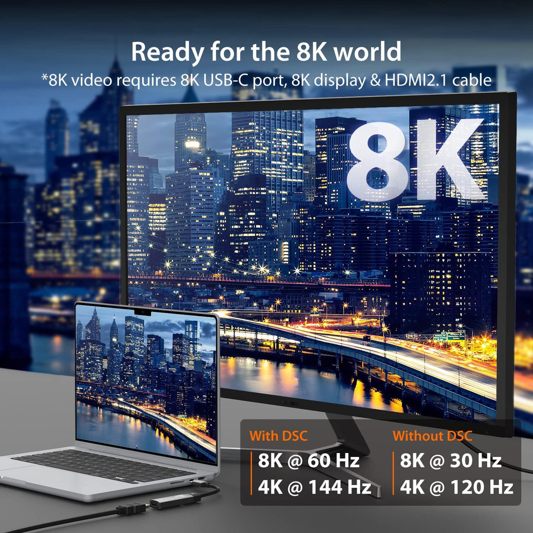 j5 Create | USB-C® to HDMI™ 2.1 8K Adapter | JCA157