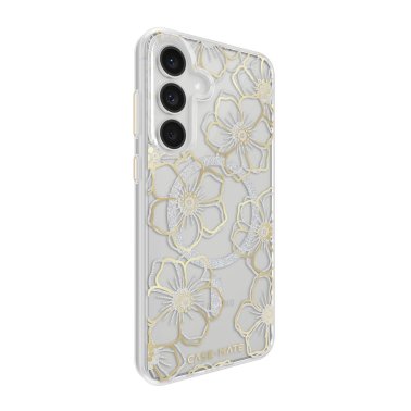 Case-Mate | Floral Gems Case w/Magnets Samsung Galaxy S25 FE - Gold | CM058930