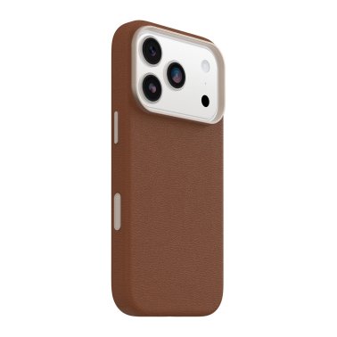 OtterBox | Symmetry Cactus Leather iPhone 17 Pro w/MagSafe + Camera Control Case - Desert Saddle | 77-99048