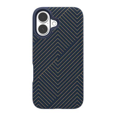 ZAGG | London Graphene Snap Case iPhone 16 - Navy Gold | 15-13395