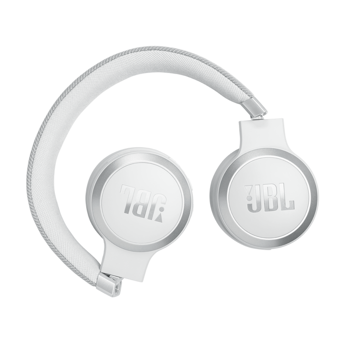 JBL | Live 670NC Wireless On-Ear True Adaptive Headphones - White | JBLLIVE670NCWHTAM