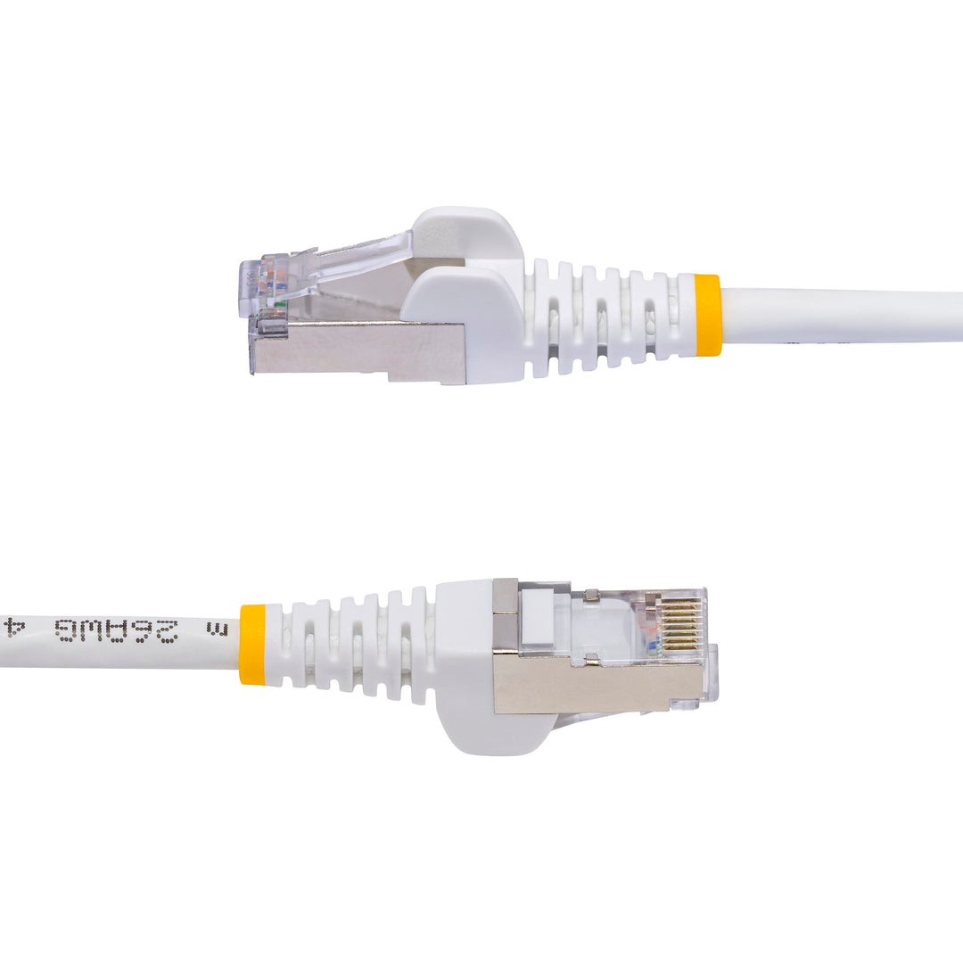 Startech | CAT8 Shielded Patch Cable 15FT - White | NLWH-15F-CAT8-PATCH