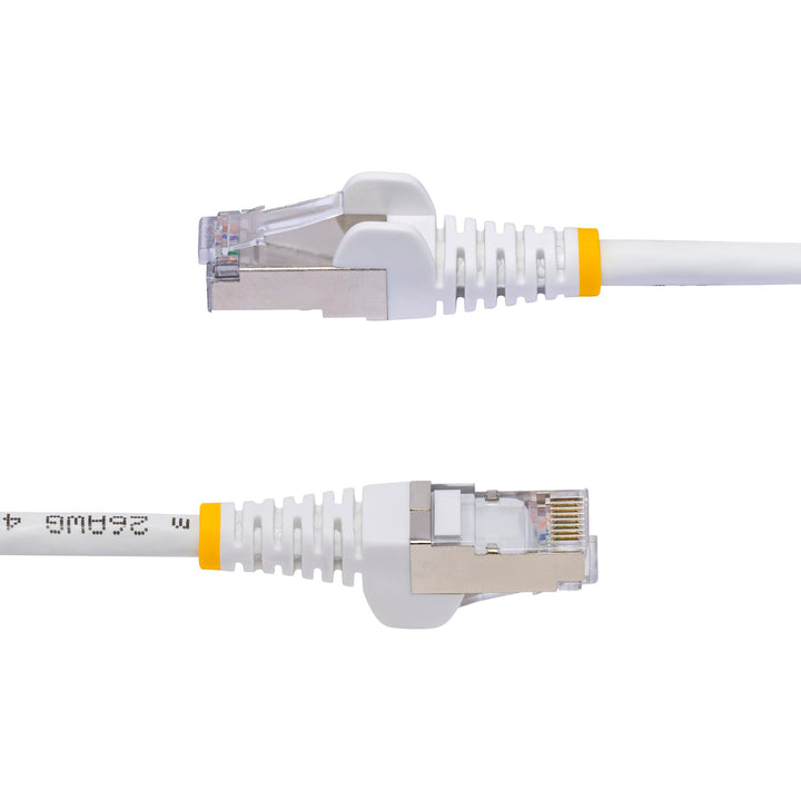 Startech | CAT8 Shielded Patch Cable 15FT - White | NLWH-15F-CAT8-PATCH