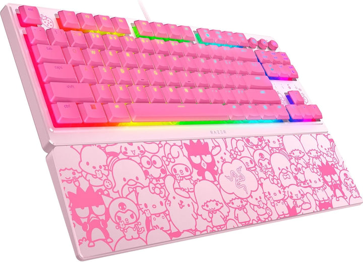 Razer | Ornata V3 TKL Gaming Keyboard: Low-Profile Keys Wired - Hello Kitty & Friends Edition | RZ03-04881900-R3M1