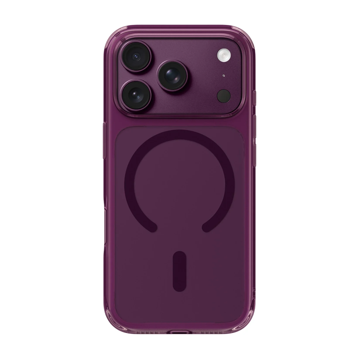 LAUT | CRYSTAL FLURO for iPhone 18 Pro Max/17 Pro Max - Clear Burgundy | L_IP26D_CF_PU