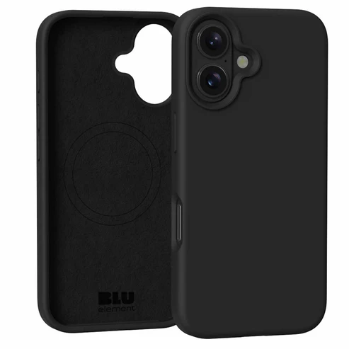 Blu Element | Silicone w/MagSafe iPhone 16 - Black | 120-8627