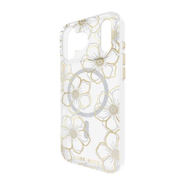 Case-Mate | Floral Gems iPhone 17 Pro Max MagSafe Case - Gold | CM057226