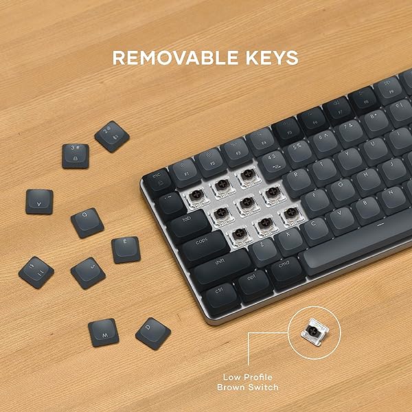 Satechi | Slim Mechanical Backlit Keyboard - Dark | ST-KSM1DK-EN
