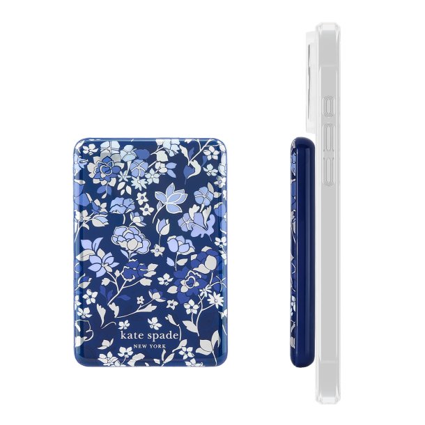 Kate Spade | MagSafe Battery Pack 5000 mAh Wireless - Flowerbed Blue | KS057066