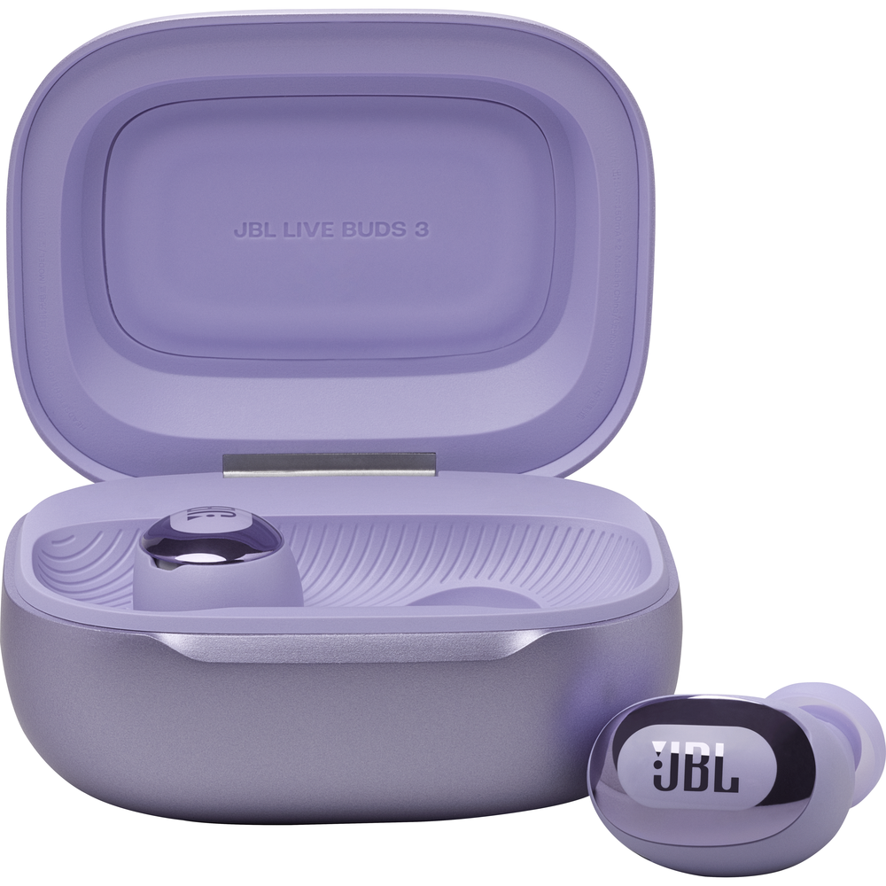 JBL | Live Buds 3 Smart True Wireless Charging Case Buds - Purple | JBLLIVEBUDS3PURAM