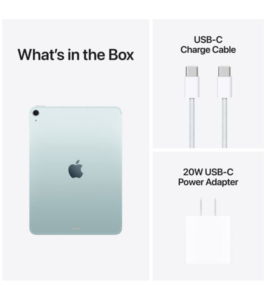 Apple | iPad Air 11" M4 128GB with Wi-Fi 7 (8th Generation) + Cellular - Blue | MH794CL/A