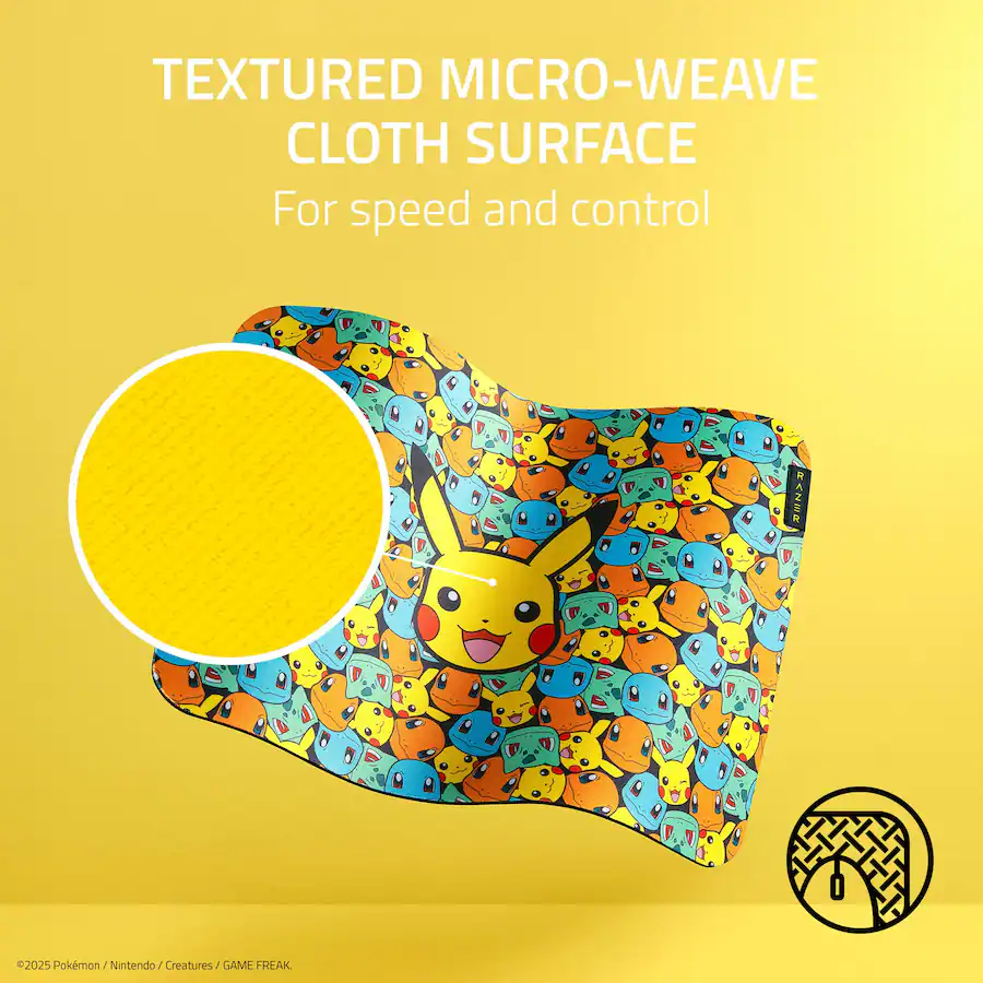 Razer | Gigantus V2 Cloth Gaming Mouse Pad (Medium) - Pokémon Edition | RZ02-03333900-R3M1