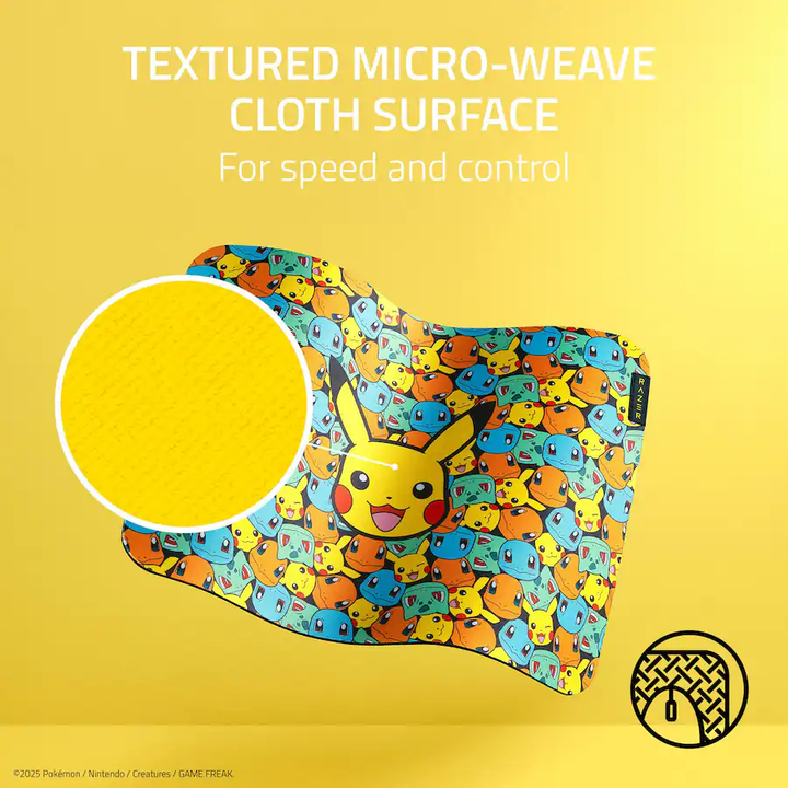 Razer | Gigantus V2 Cloth Gaming Mouse Pad (Medium) - Pokémon Edition | RZ02-03333900-R3M1