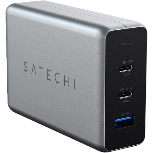 Satechi | Charger 100W Type-C PD GaN Compact Space - Grey | STTC100GM