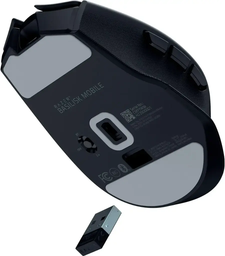 Razer | Basilisk Mobile Portable Ergonomic Wireless Gaming Mouse - Black | RZ01-04310100-R3U1