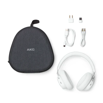 AKG | Wireless Over-Ear Headphone - White | AKGN9HYBRIDWHTAM