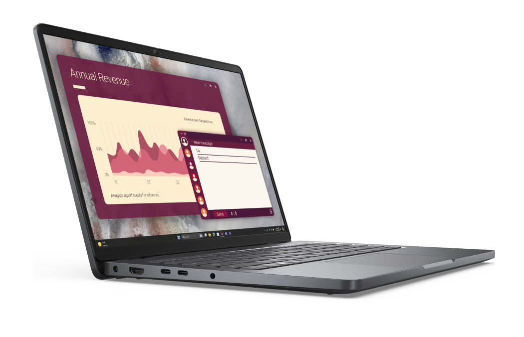Dell | Pro 14 Laptop  Ultra 7 255U 32GB DDR5 512GB W11 Pro 1YR Prosupport