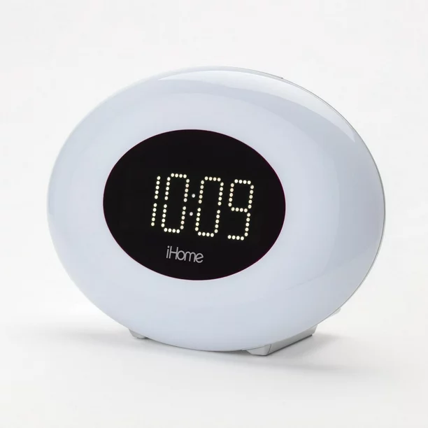 iHome | Colour Changing Lamp Clock/Radio w/ USB-A Charging | iM30