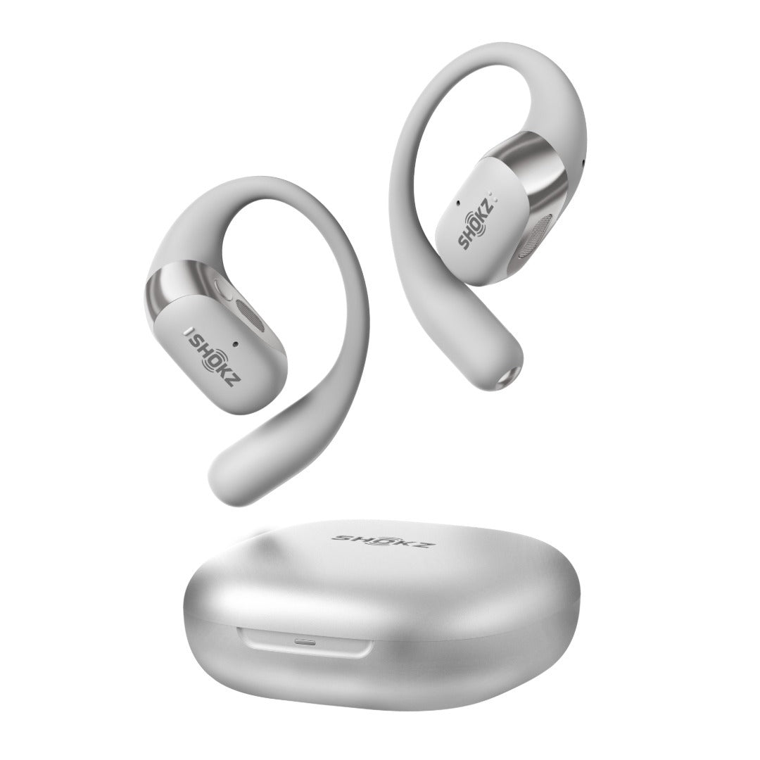 Shokz | OpenFit 2+ Open-Ear True Wireless Earbuds - CA - Grey | T921-ST-GY-CA-326