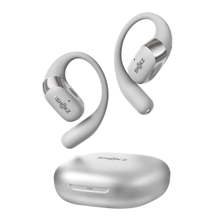 Shokz | OpenFit 2+ Open-Ear True Wireless Earbuds - CA - Grey | T921-ST-GY-CA-326