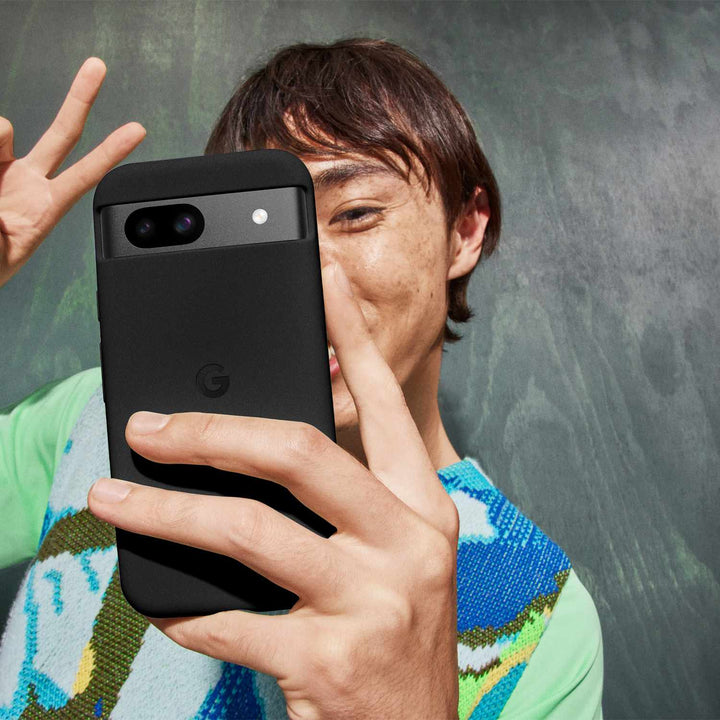 Google | Silicon Case for Google Pixel 8a - Obsidian | 120-8247