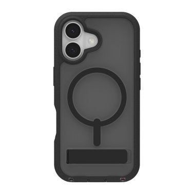 ZAGG | Graphene Rainier Snap Kickstand iPhone 17 Case - Smoke Black | 702319172